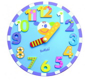 Puzzle din lemn  in forma de ceas - Puzzle-uri educative